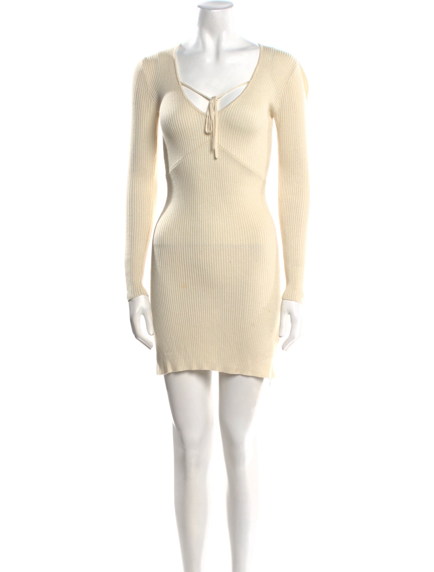 For Love & Lemons V-Neck Mini Dress