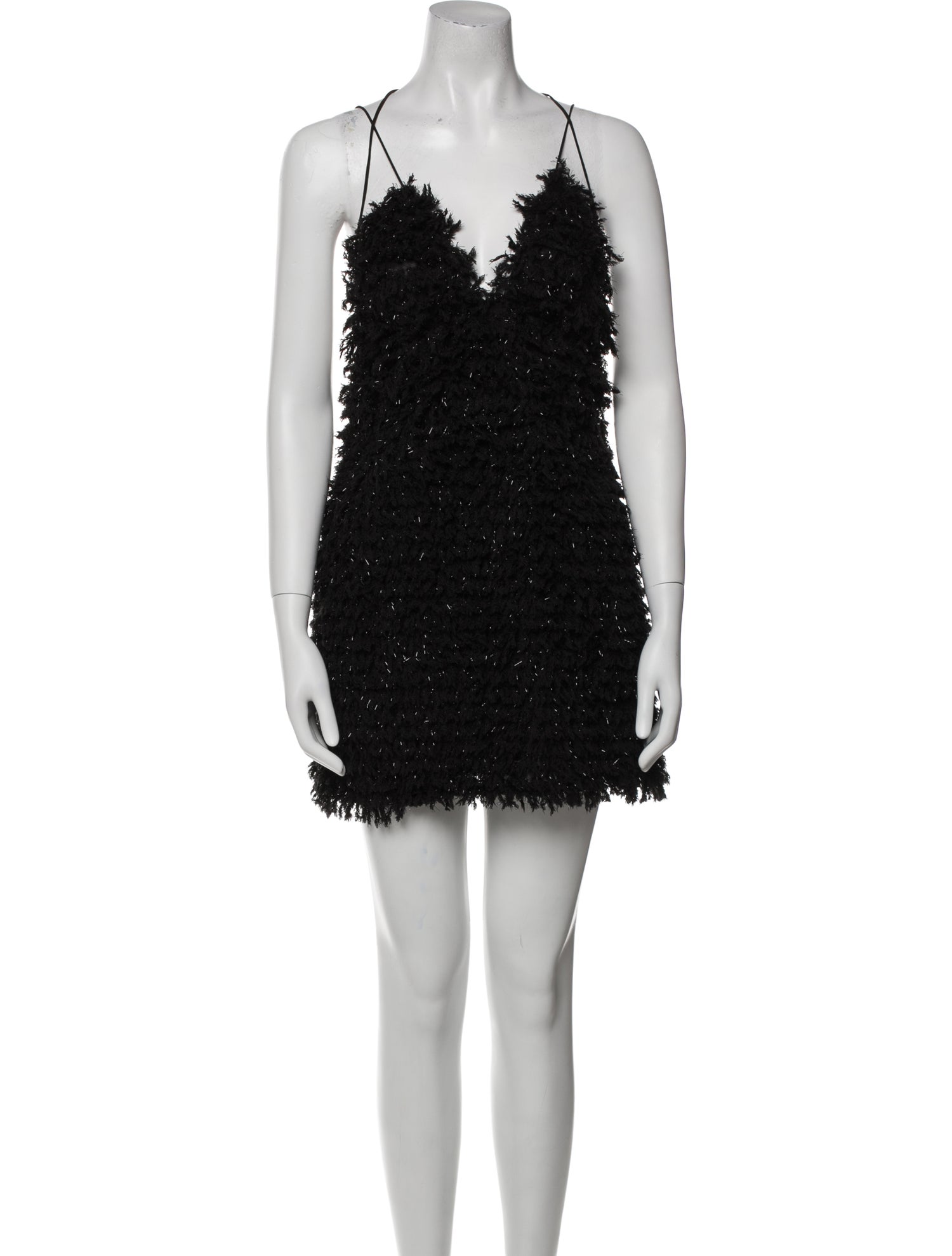 For Love & Lemons V-Neck Mini Dress