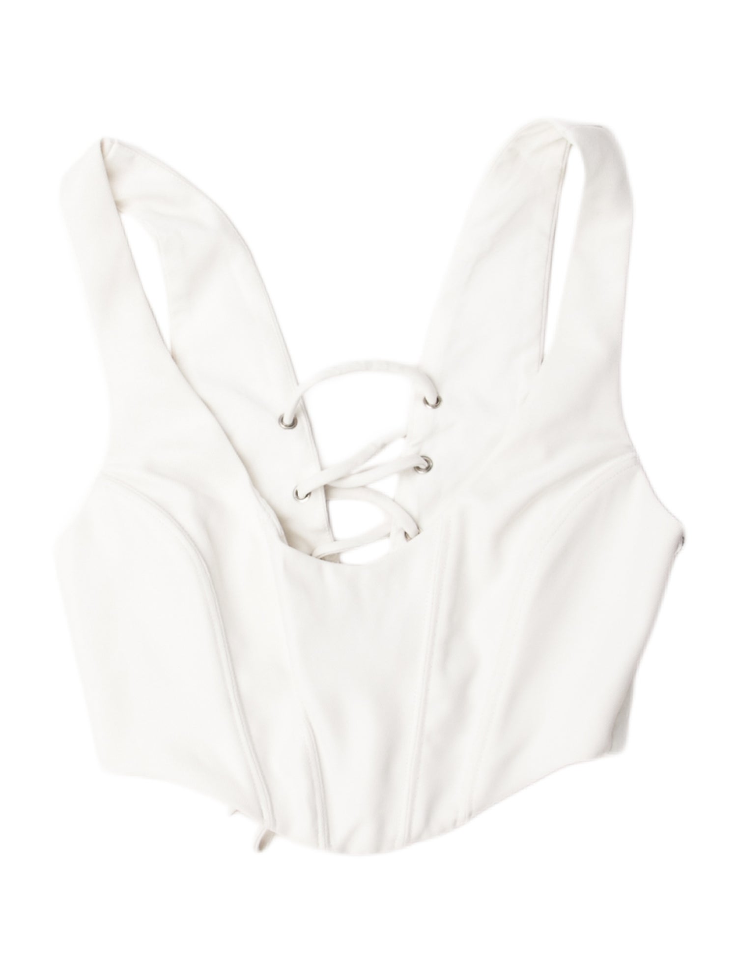 For Love & Lemons Scoop Neck Sleeveless Crop Top