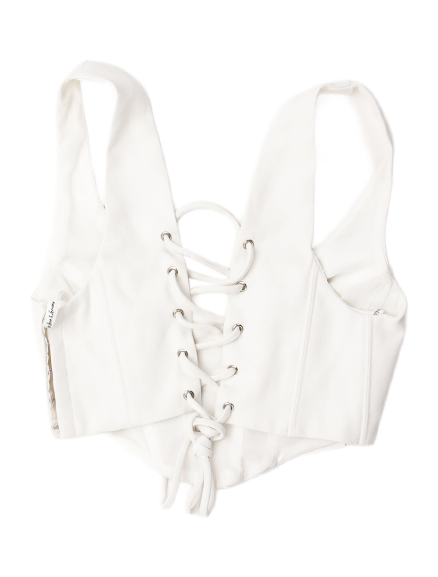 For Love & Lemons Scoop Neck Sleeveless Crop Top
