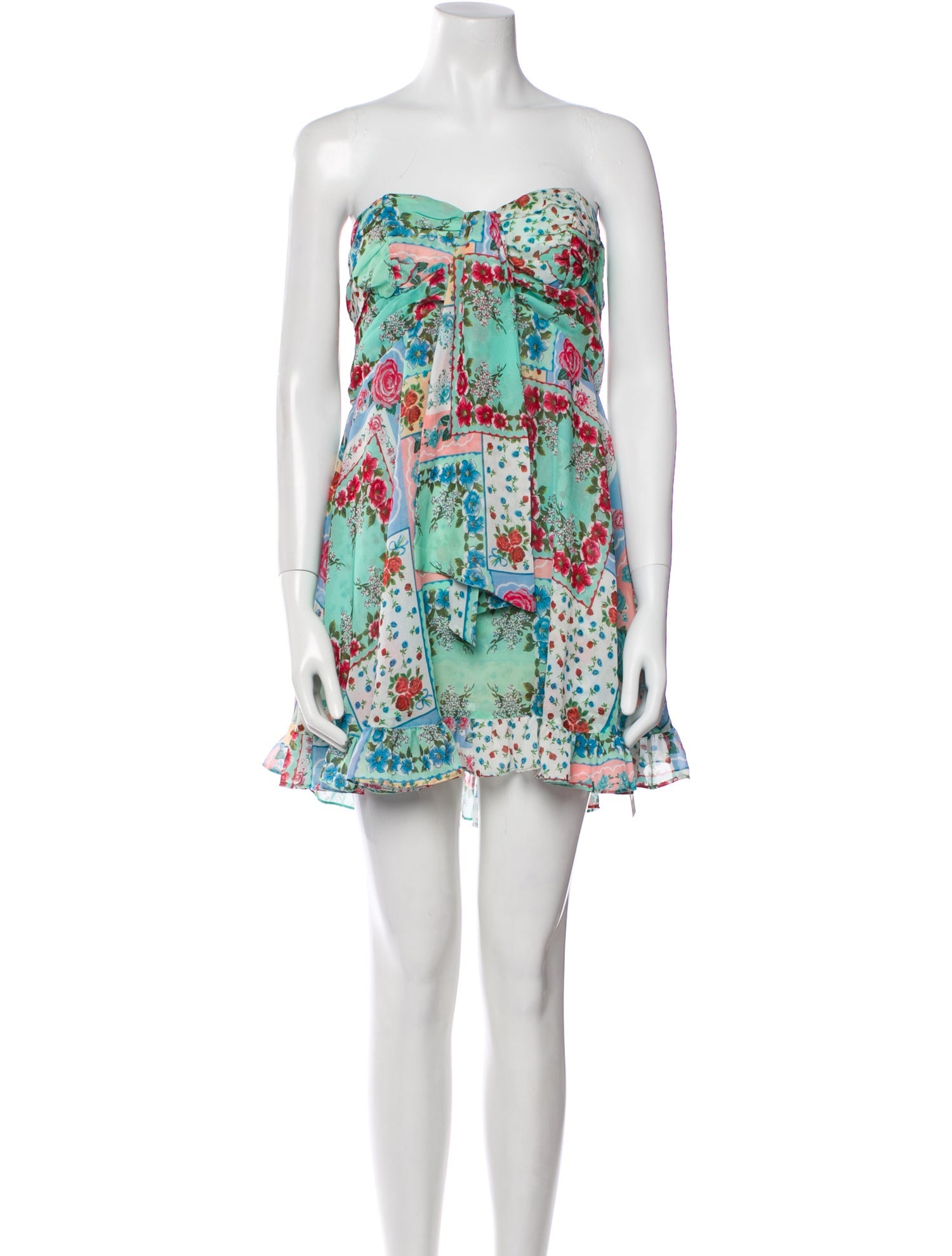 For Love & Lemons Printed Mini Dress