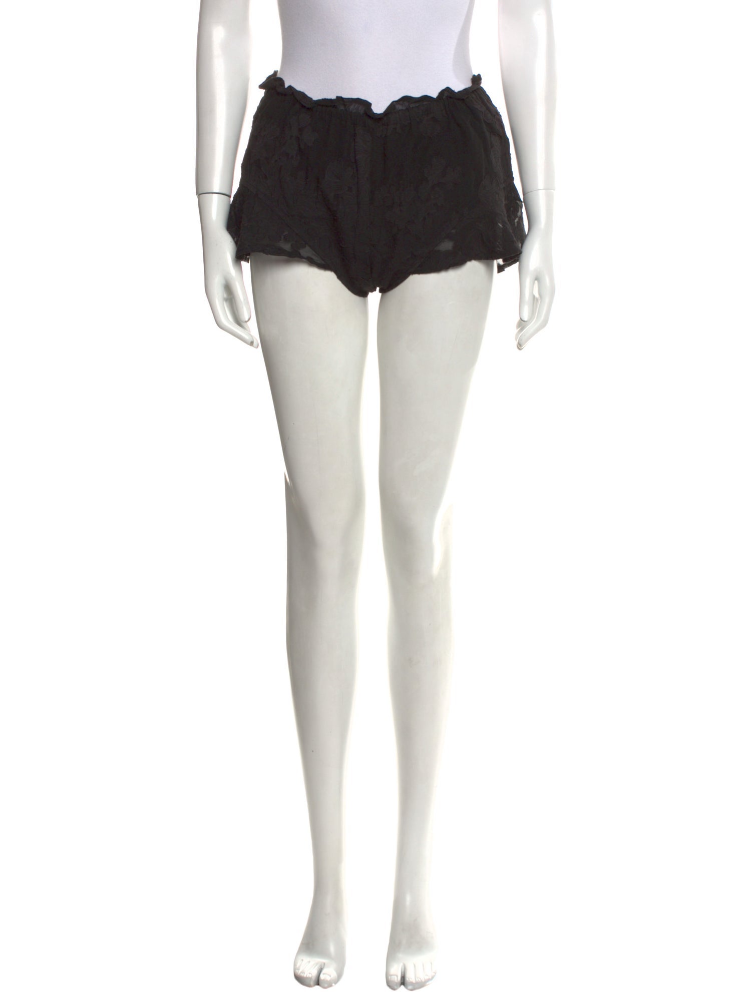 For Love & Lemons Silk Mini Shorts