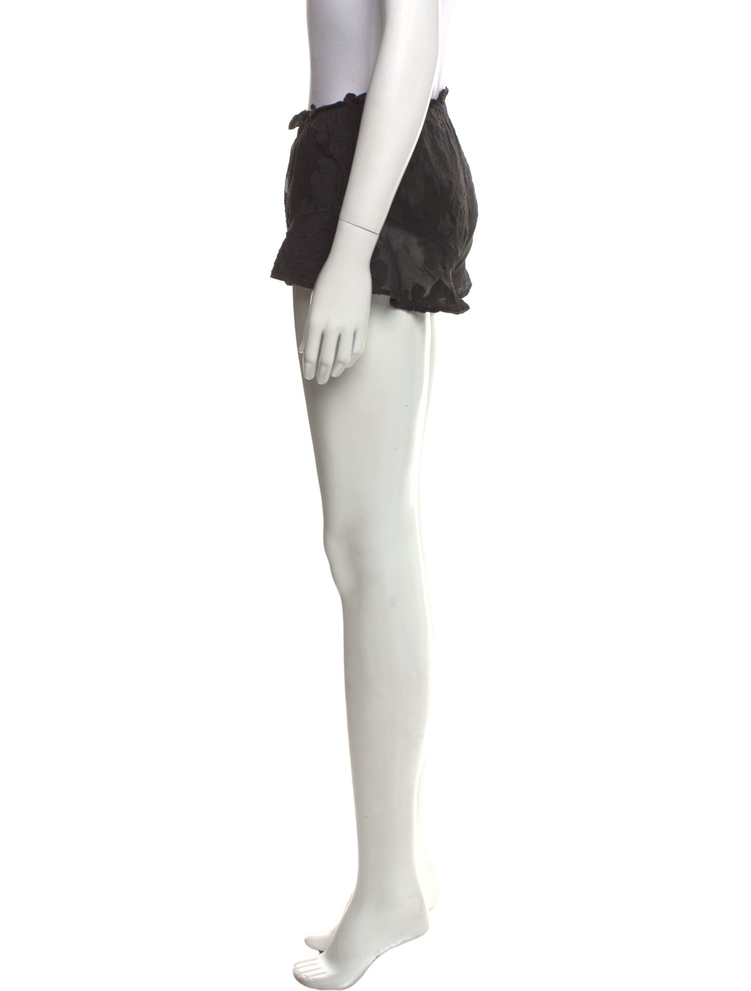 For Love & Lemons Silk Mini Shorts