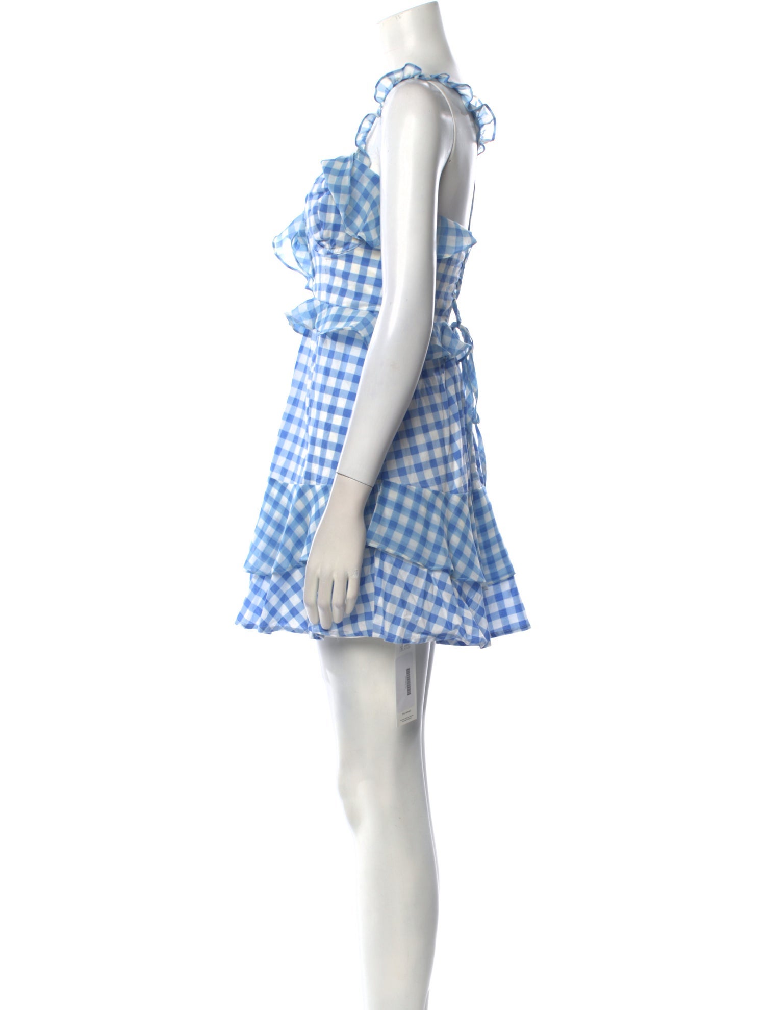 For Love & Lemons Plaid Print Mini Dress