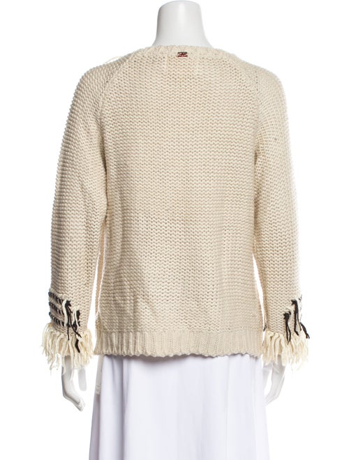 For Love & Lemons Striped Bateau Neckline Sweater