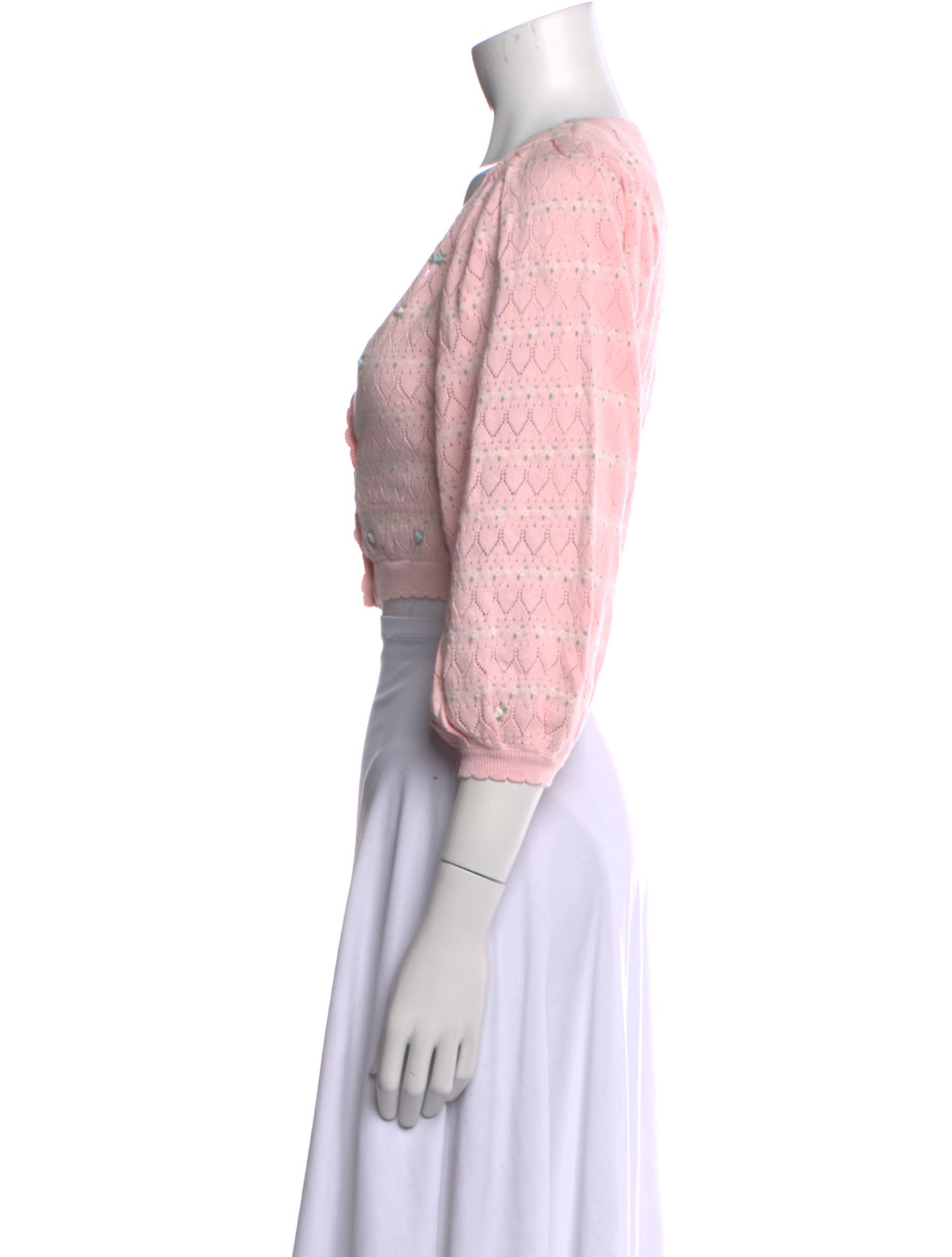 For Love & Lemons Plunge Neckline Sweater