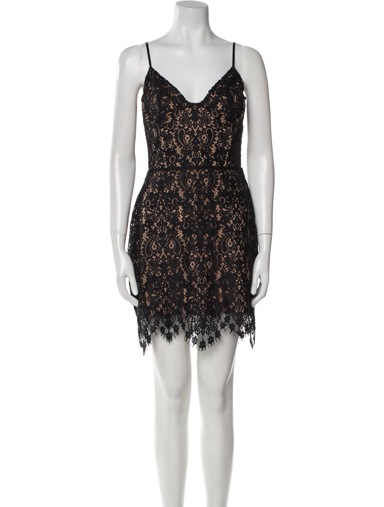 For Love & Lemons Lace Pattern Mini Dress w/ Tags