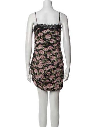 For Love & Lemons Floral Print Mini Dress