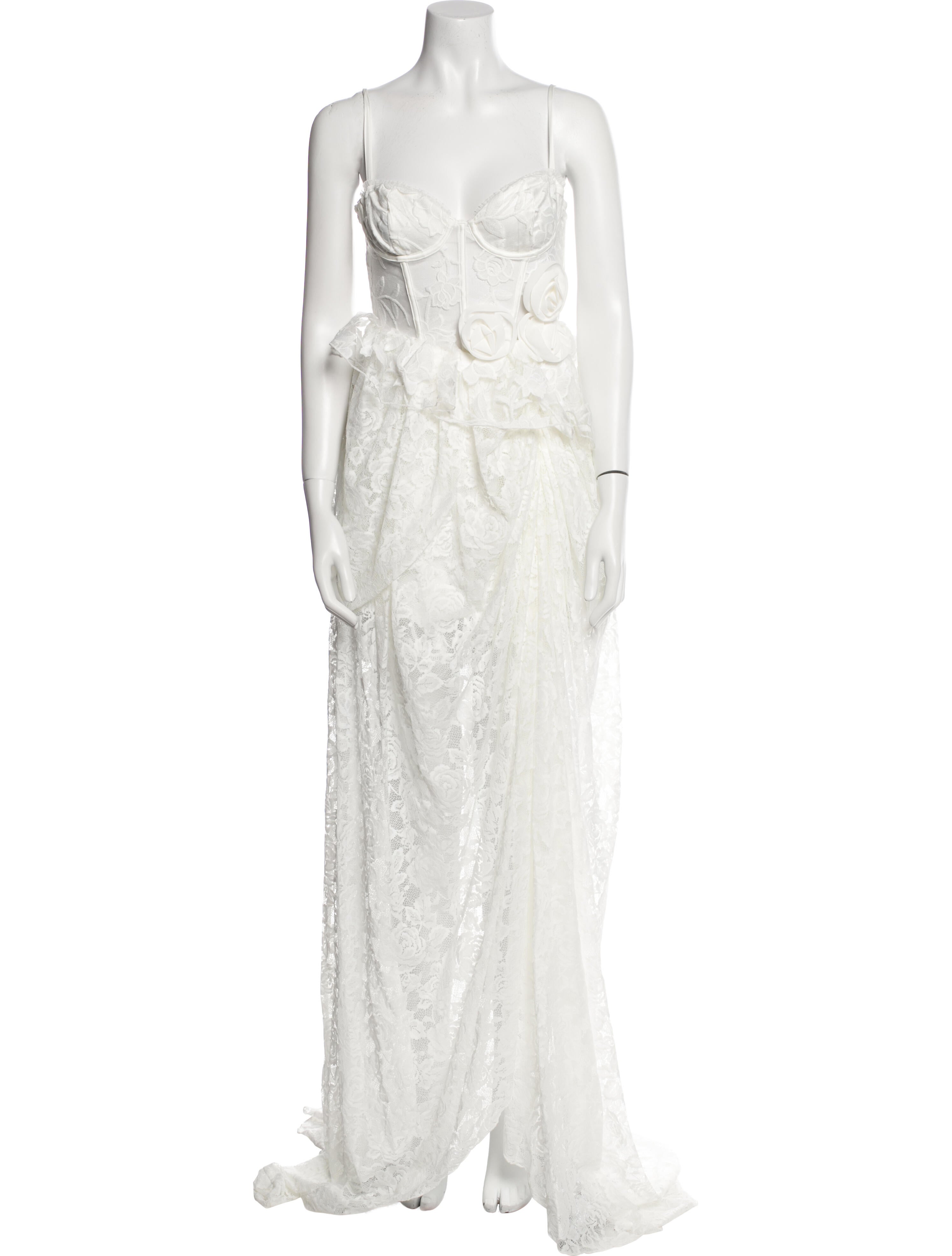 For Love & Lemons V-Neck Long Dress w/ Tags