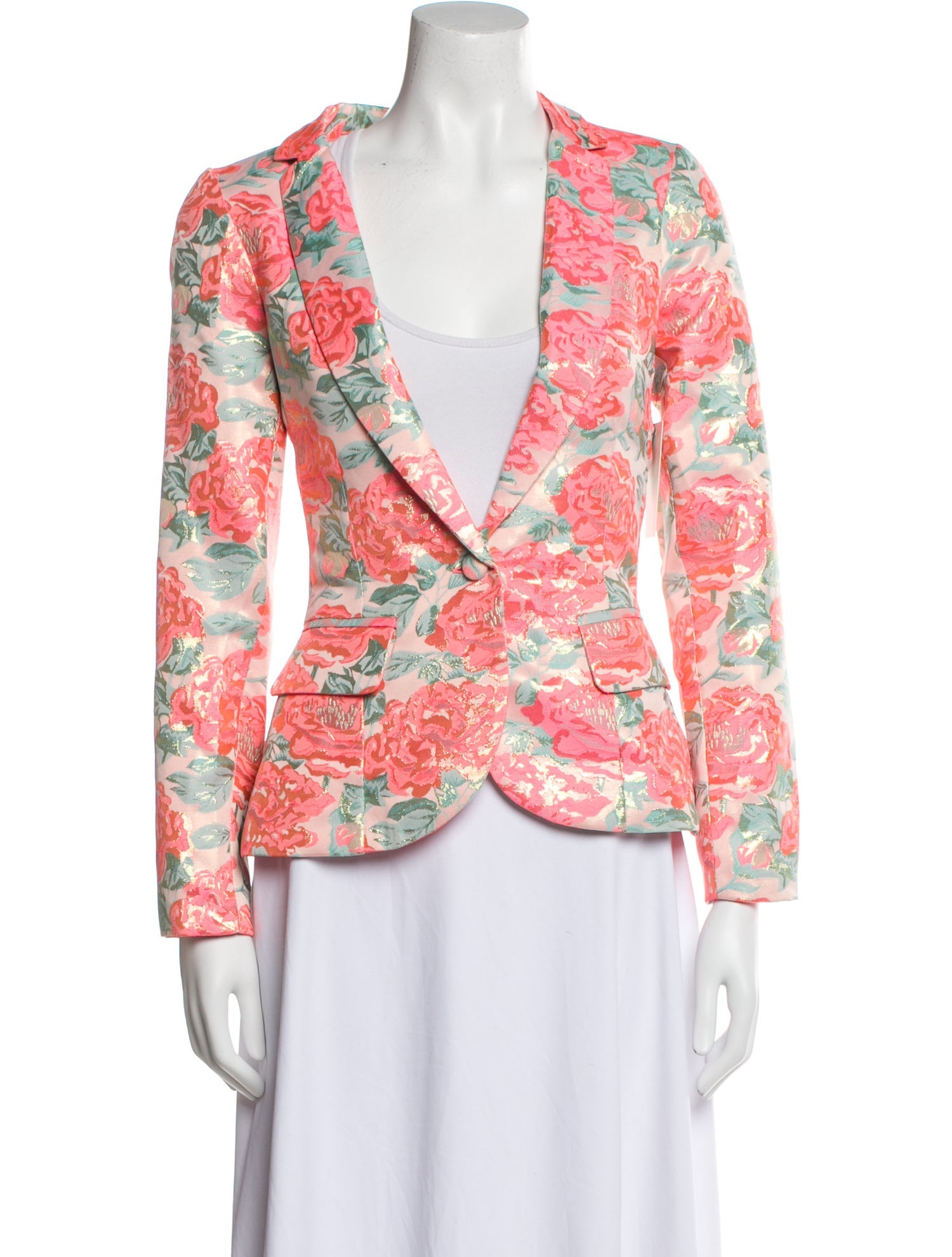 For Love & Lemons Floral Print Blazer w/ Tags