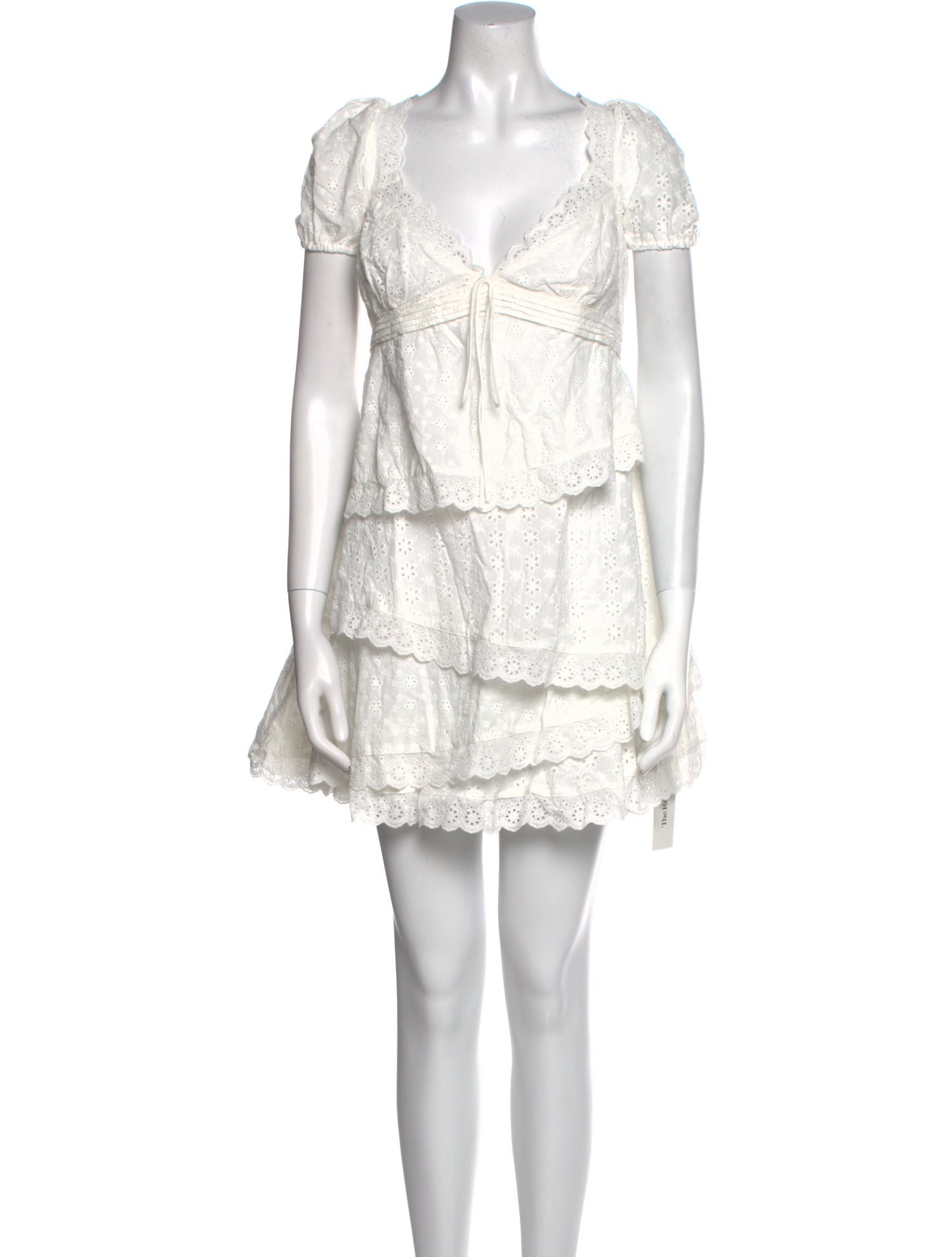 For Love & Lemons V-Neck Mini Dress w/ Tags