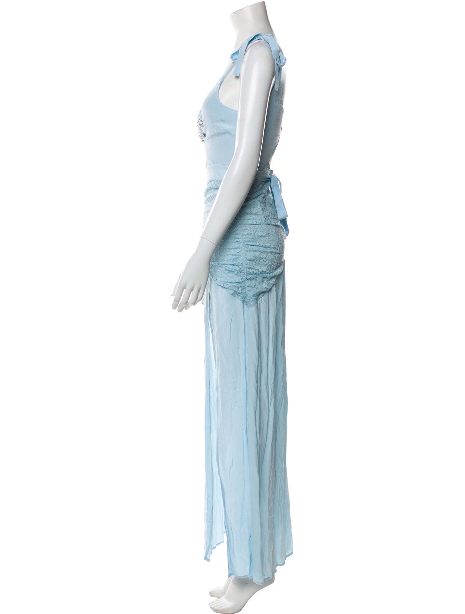 For Love & Lemons V-Neck Long Dress