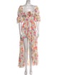 For Love & Lemons Floral Print Long Dress