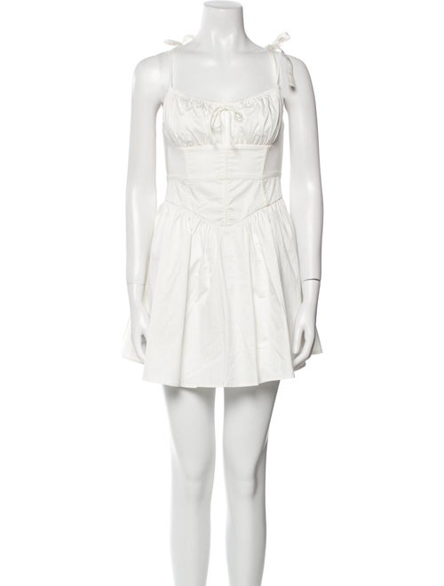 For Love & Lemons Square Neckline Mini Dress