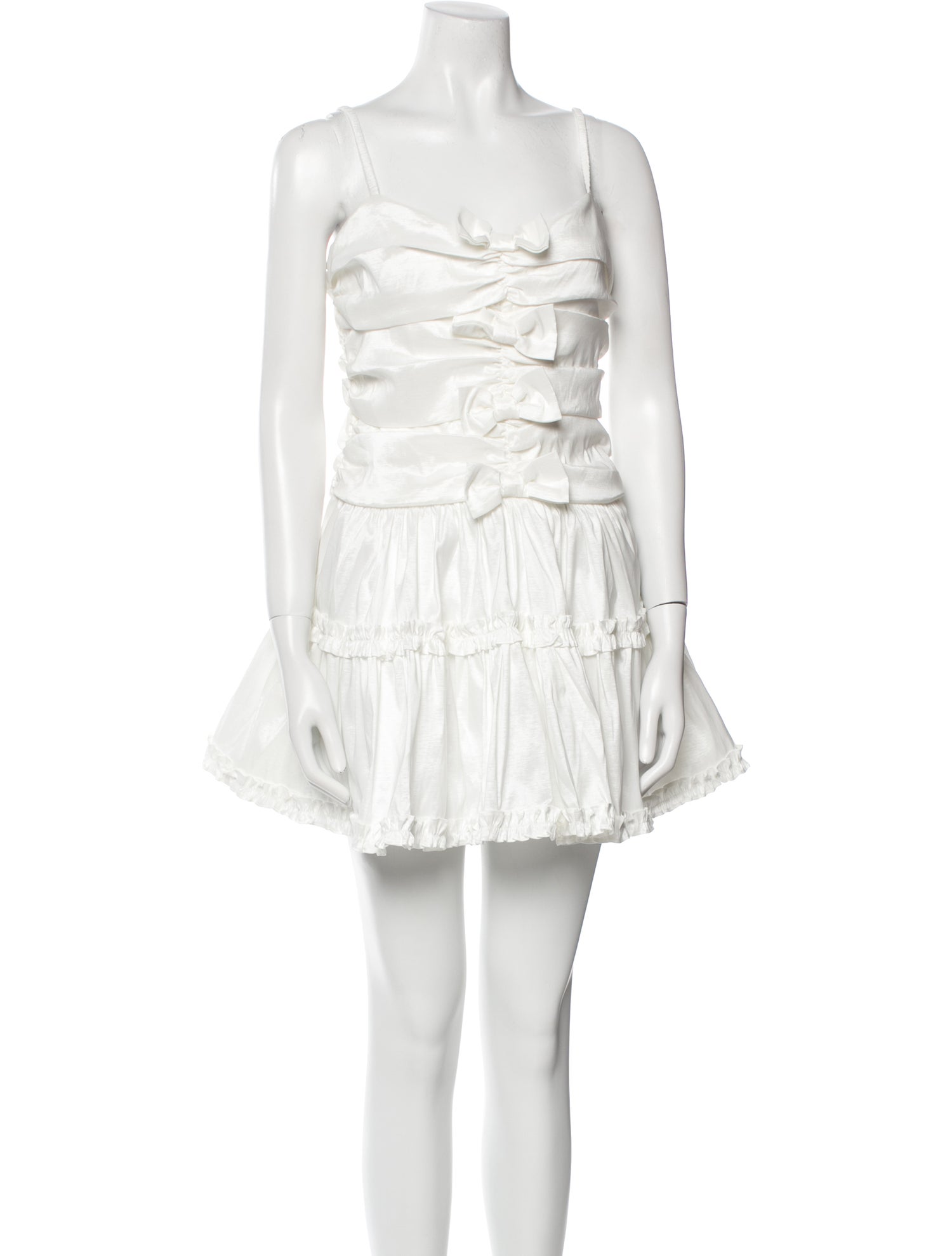 For Love & Lemons Square Neckline Mini Dress