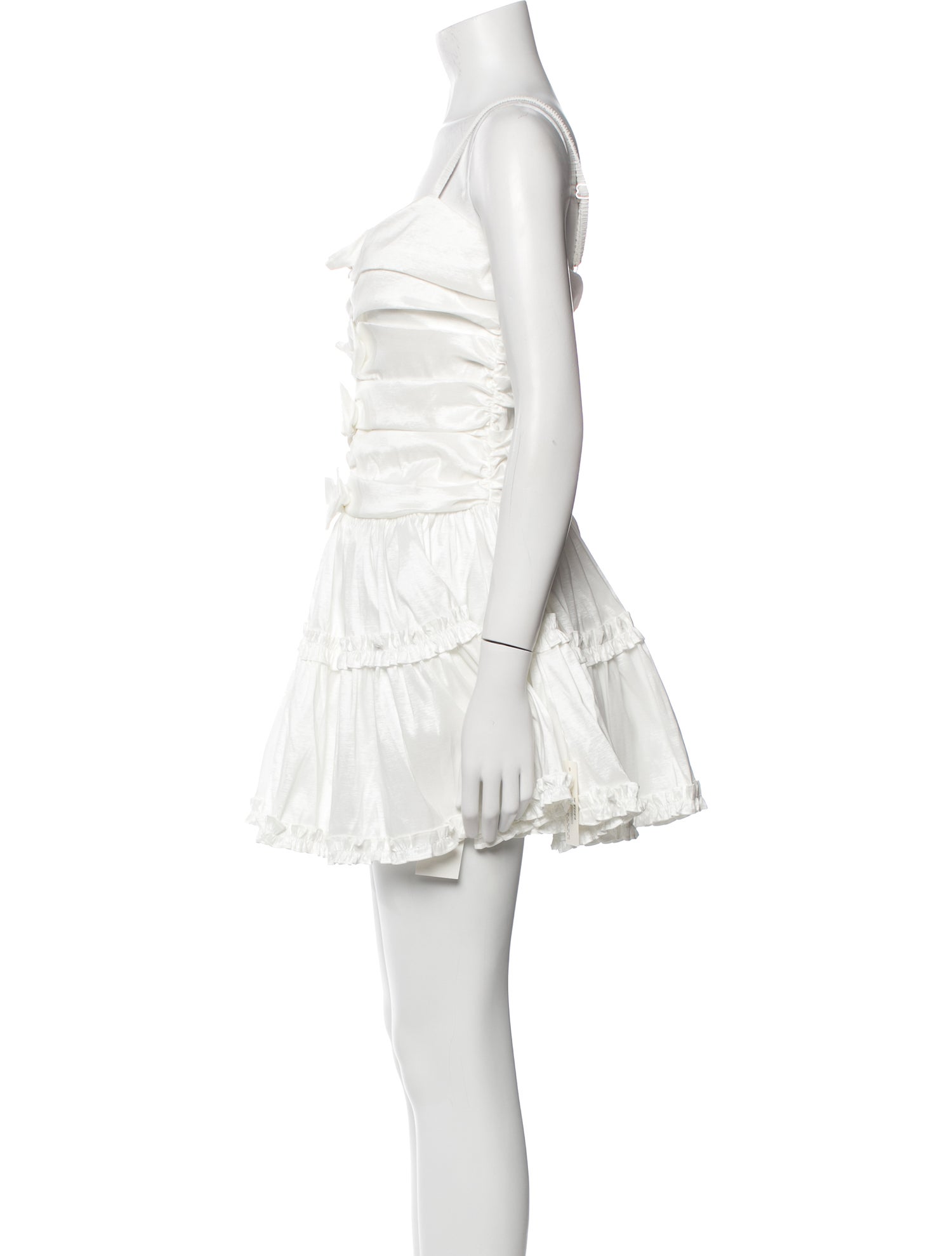 For Love & Lemons Square Neckline Mini Dress