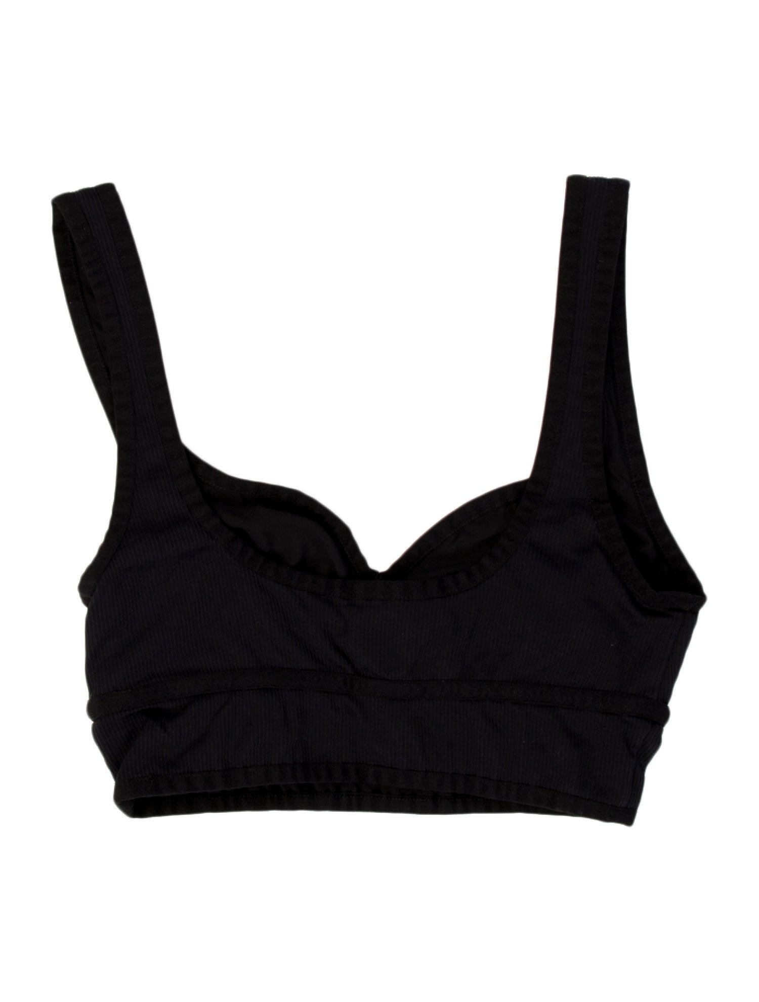 For Love & Lemons Nylon V-Neck Crop Top