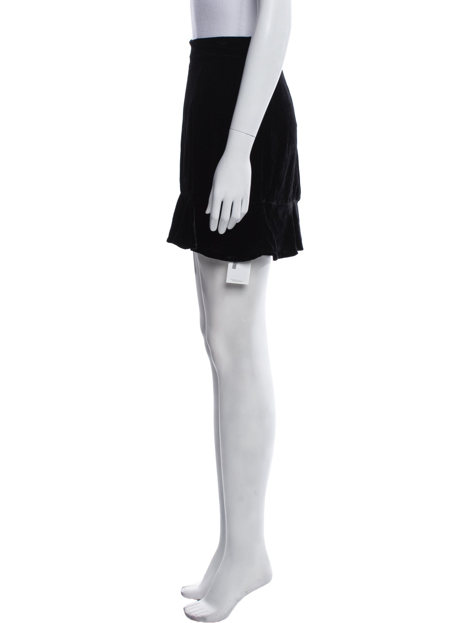 For Love & Lemons Ruffle Embellishment Mini Skirt