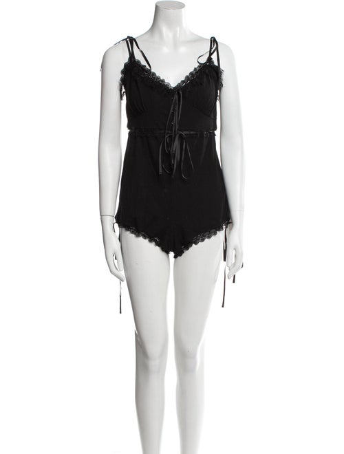 For Love & Lemons V-Neck Romper
