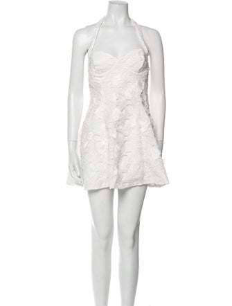 For Love & Lemons Halterneck Mini Dress