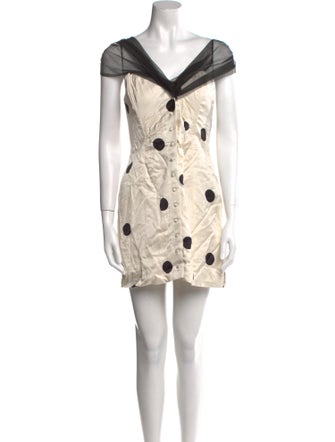 For Love & Lemons Printed Mini Dress