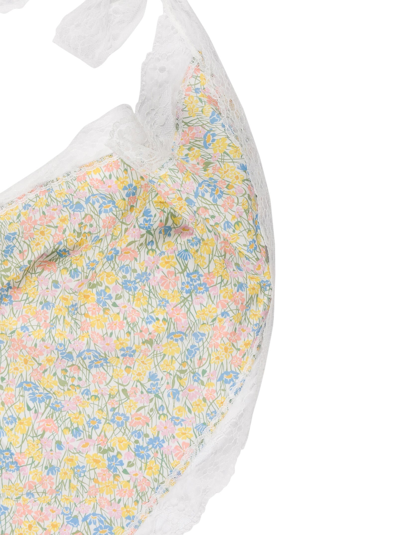 For Love & Lemons Silk Floral Print Scarf w/ Tags