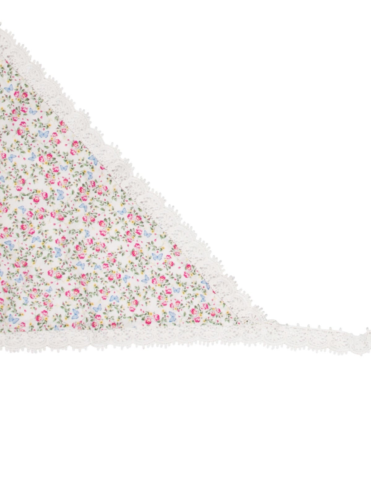 For Love & Lemons Festival Quadri Printed Scarf w/ Tags