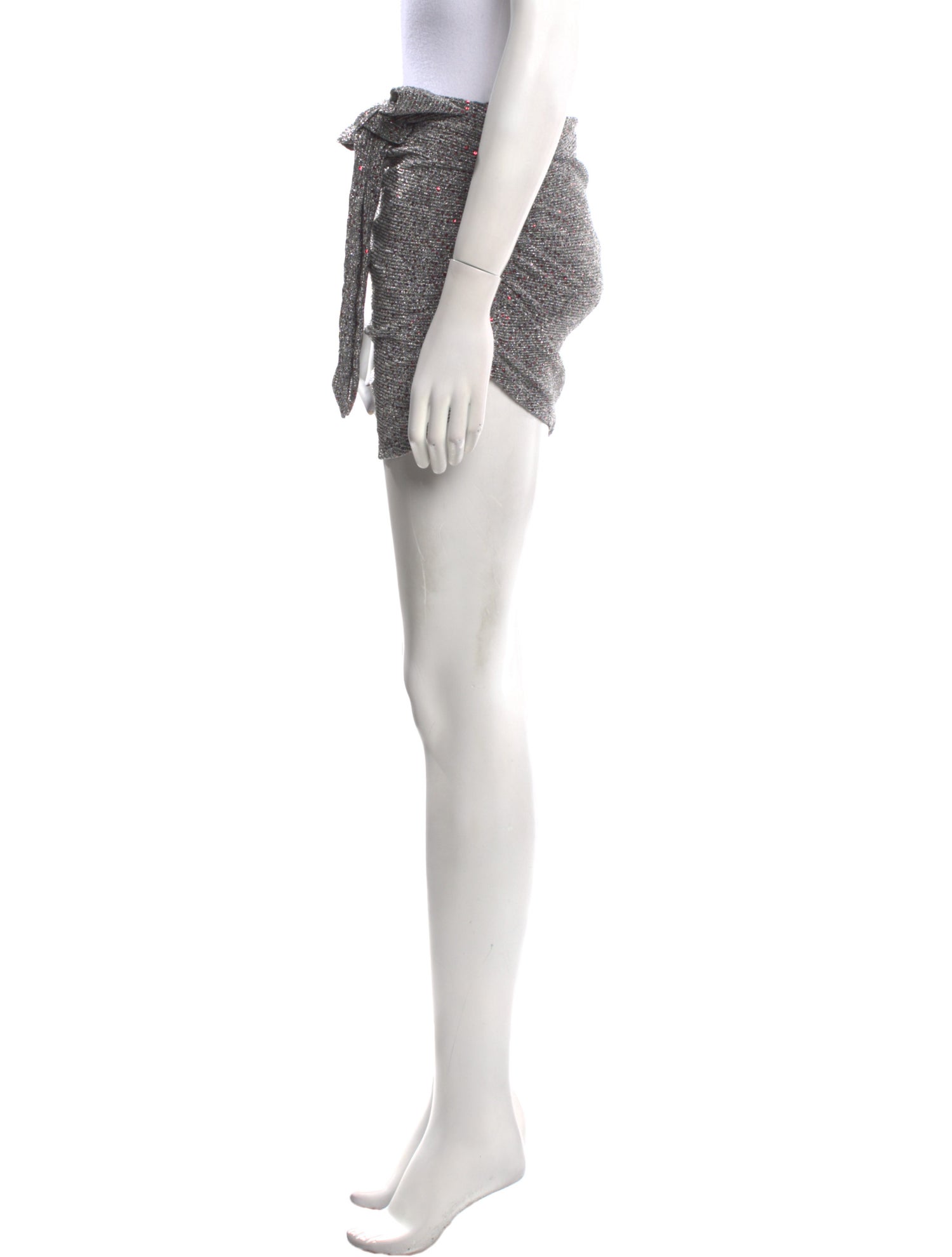 For Love & Lemons Tweed Pattern Mini Skirt