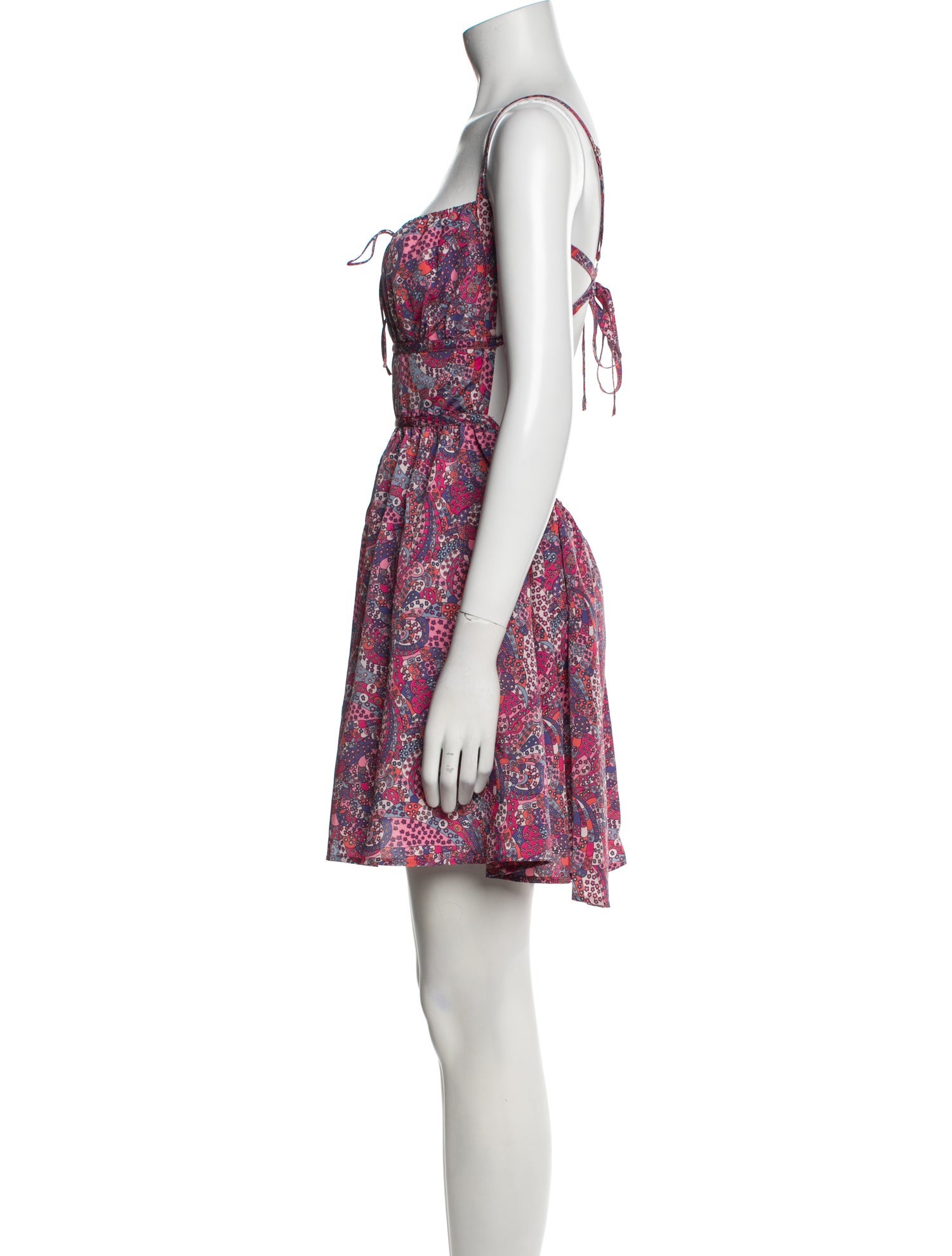 For Love & Lemons Floral Print Knee-Length Dress w/ Tags