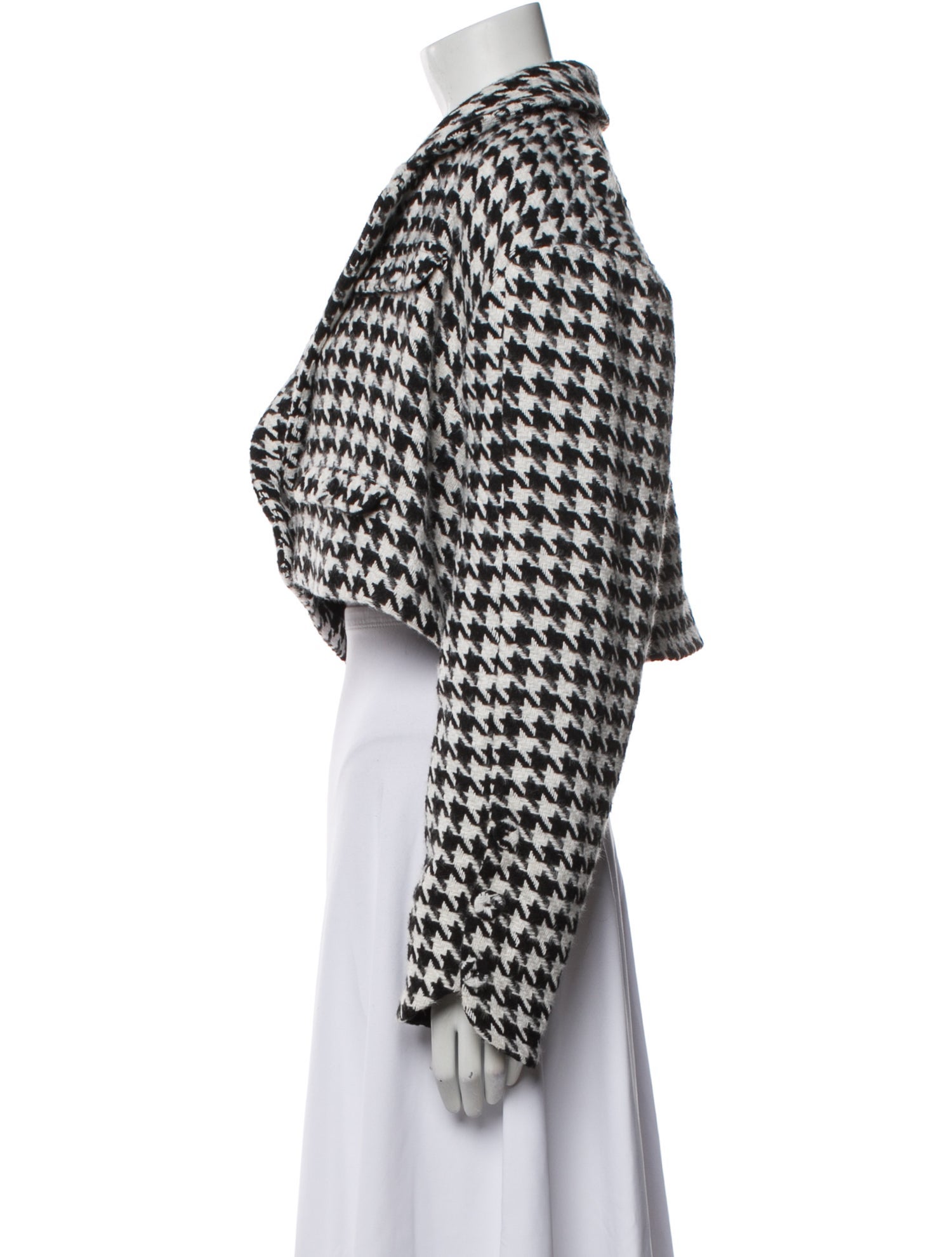 For Love & Lemons Houndstooth Print Blazer