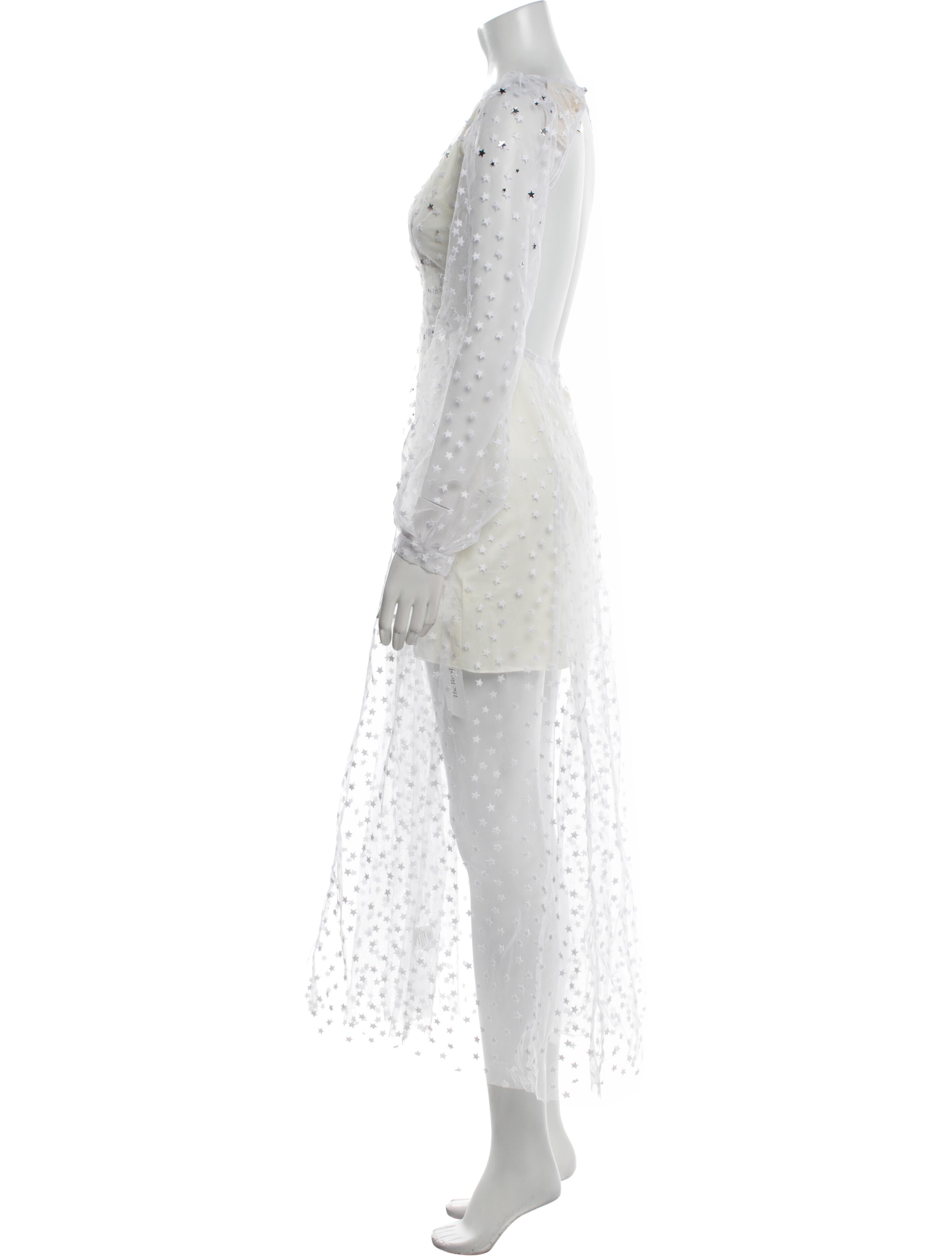 For Love & Lemons V-Neck Knee-Length Dress w/ Tags