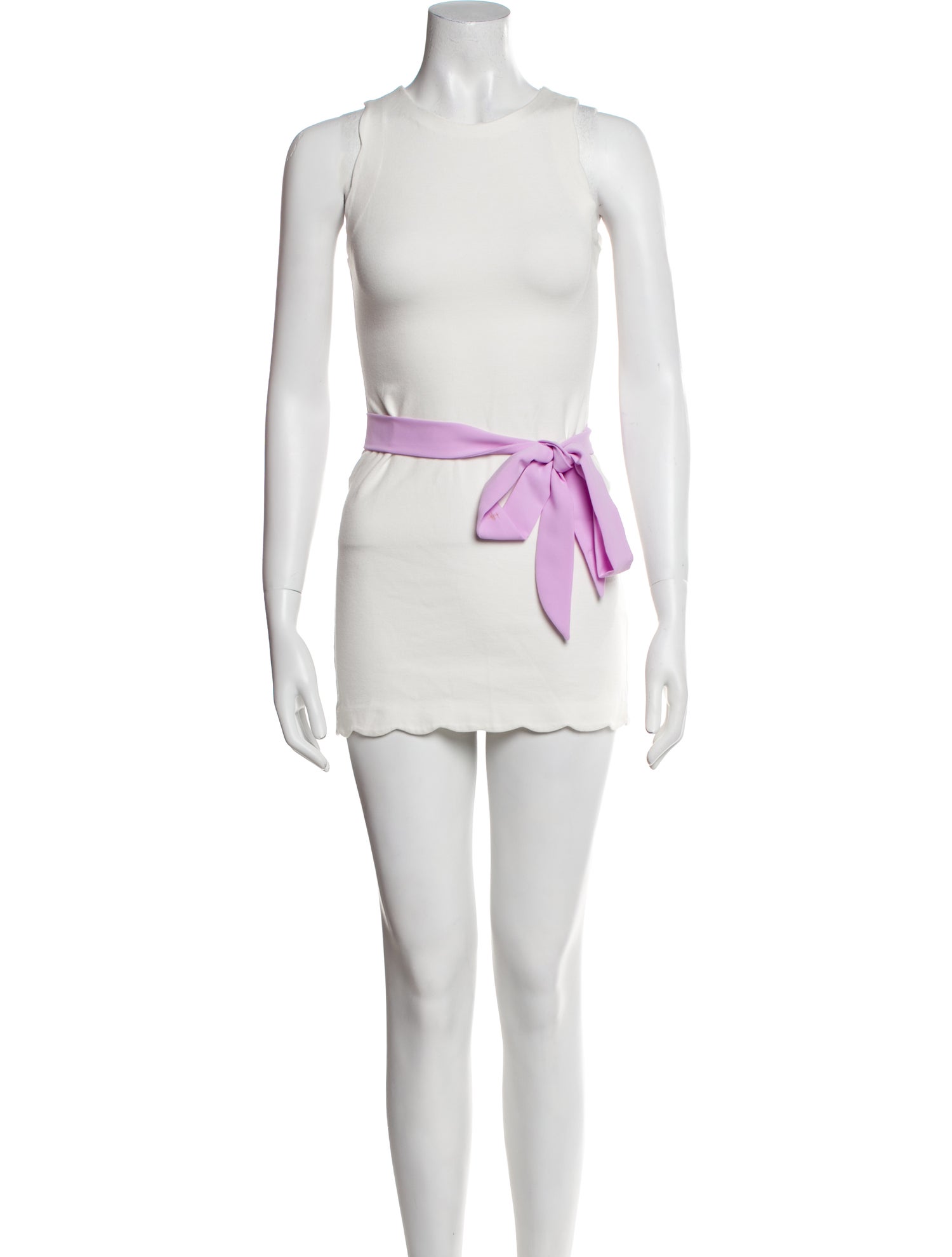 For Love & Lemons Crew Neck Mini Dress