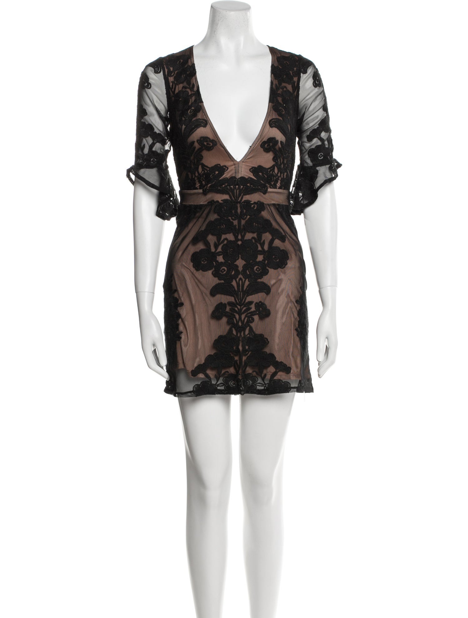 For Love & Lemons Nylon Mini Dress