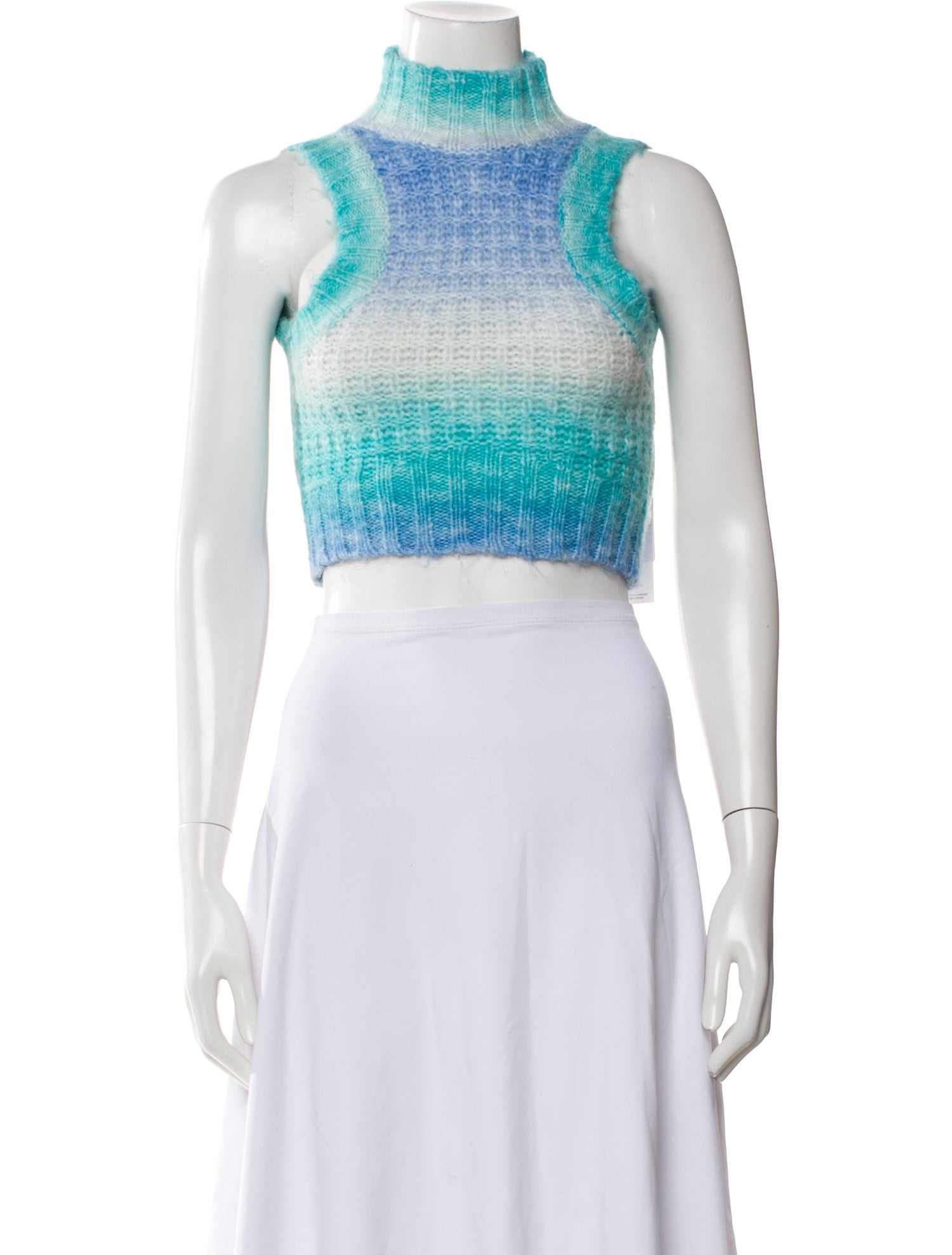 For Love & Lemons Printed Turtleneck Sweater