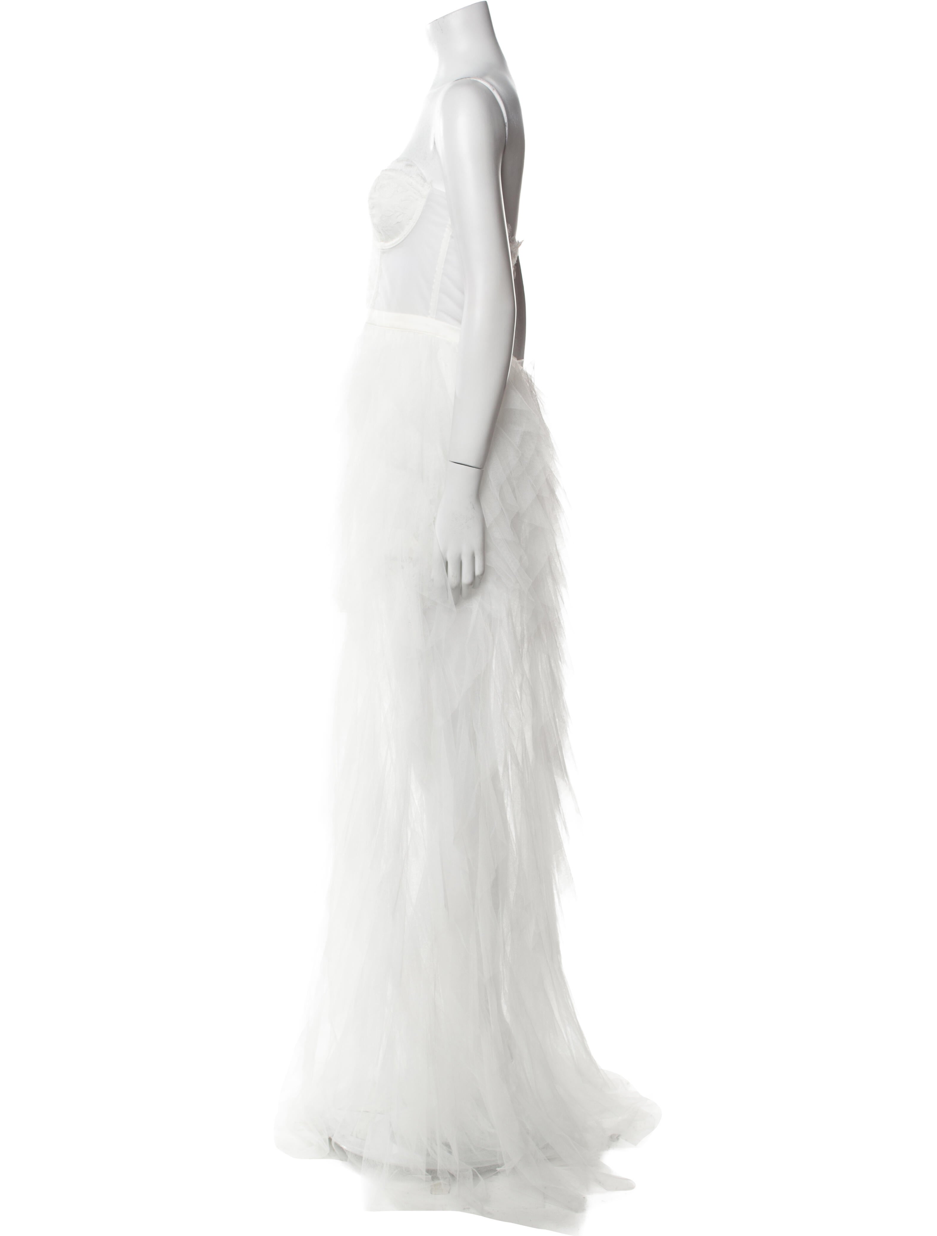 For Love & Lemons Strapless Long Dress