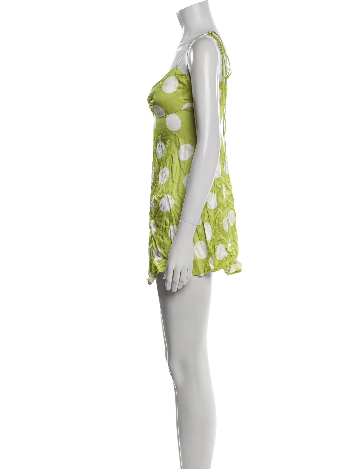 For Love & Lemons Polka Dot Print Mini Dress