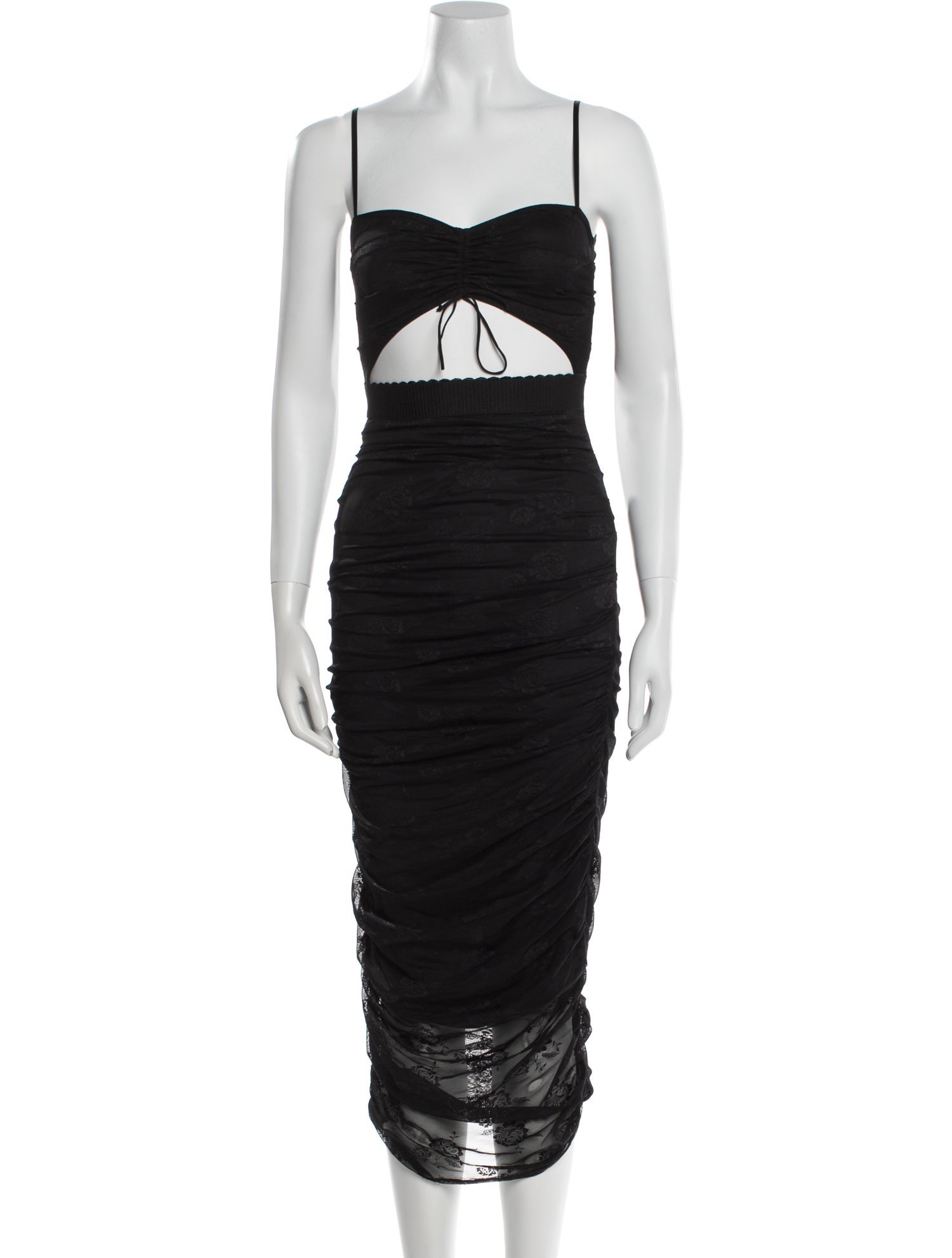 For Love & Lemons Square Neckline Long Dress