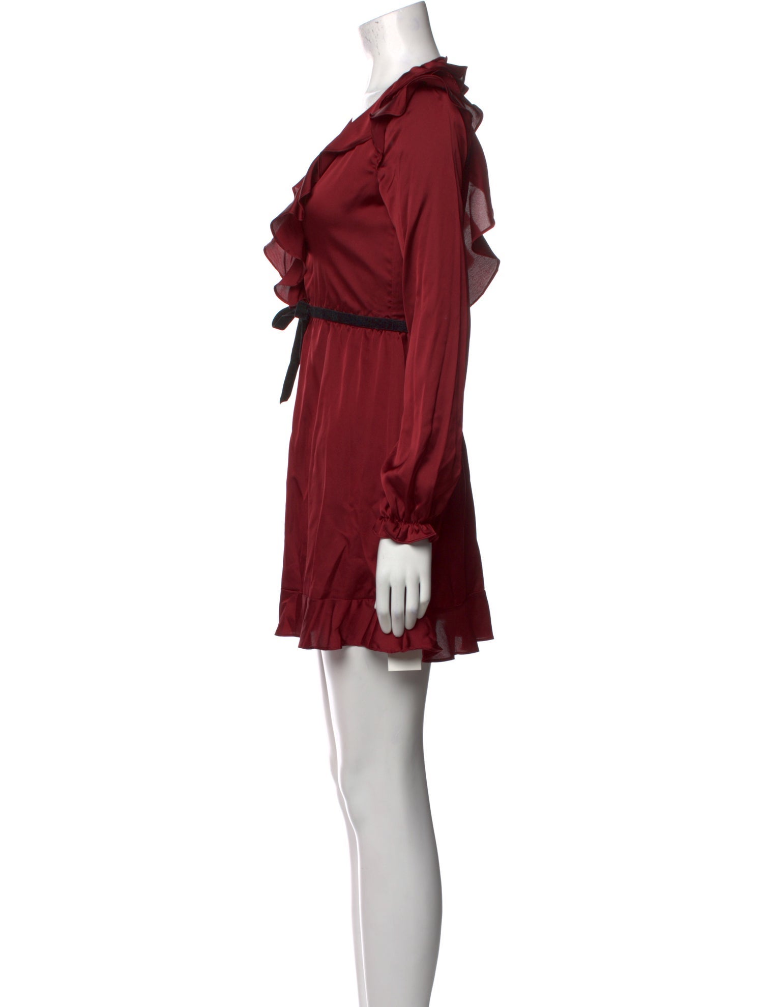 For Love & Lemons V-Neck Mini Dress