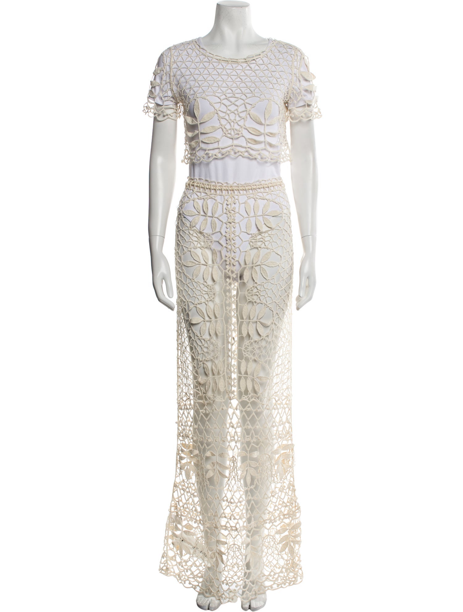 For Love & Lemons Lace Pattern Skirt Set w/ Tags