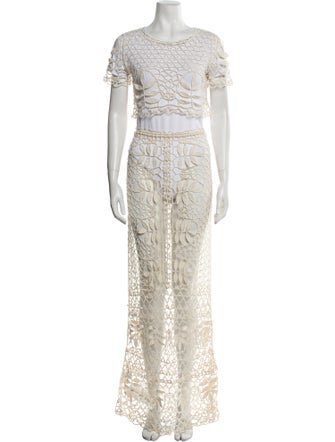 For Love & Lemons Lace Pattern Skirt Set w/ Tags