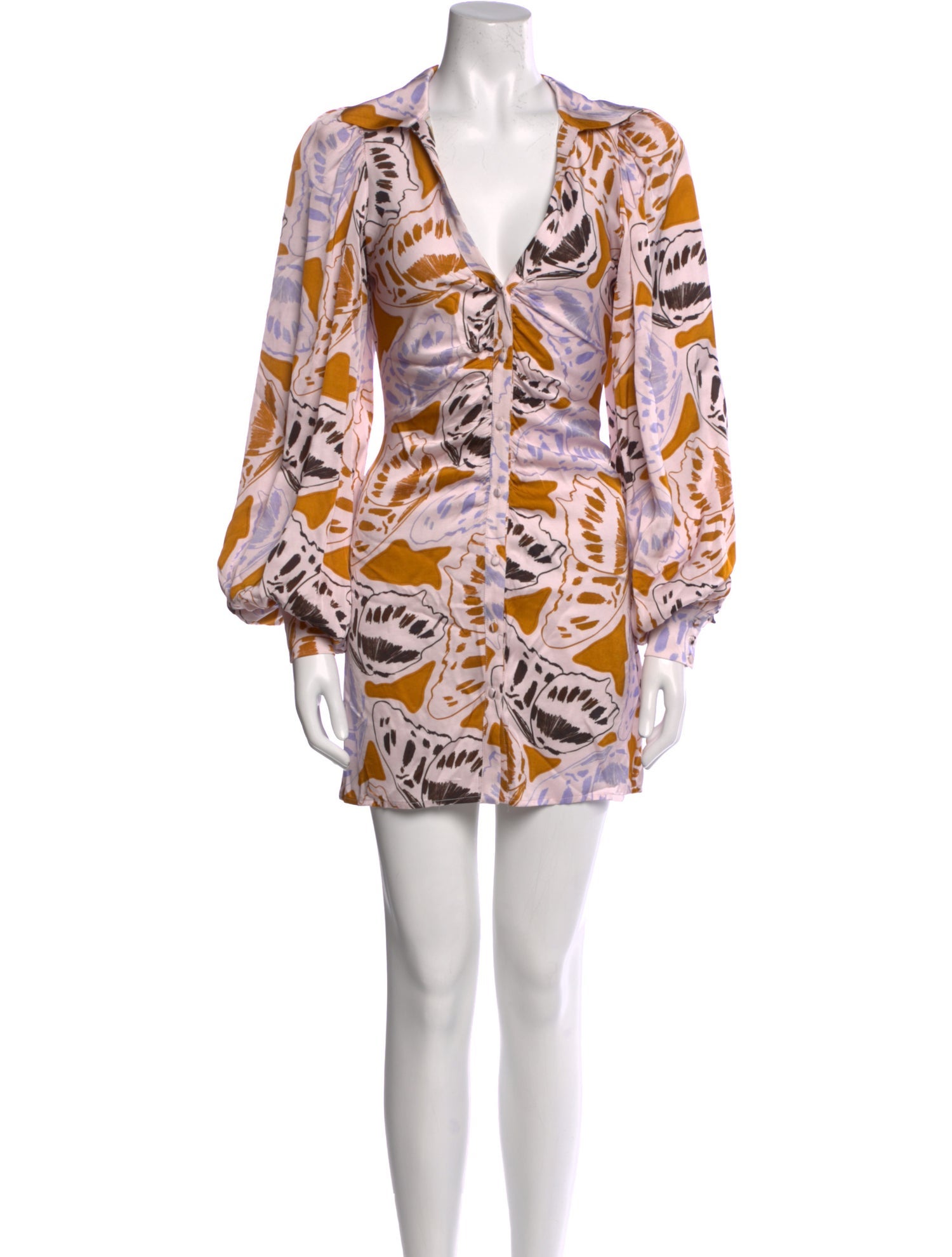 For Love & Lemons Printed Mini Dress w/ Tags