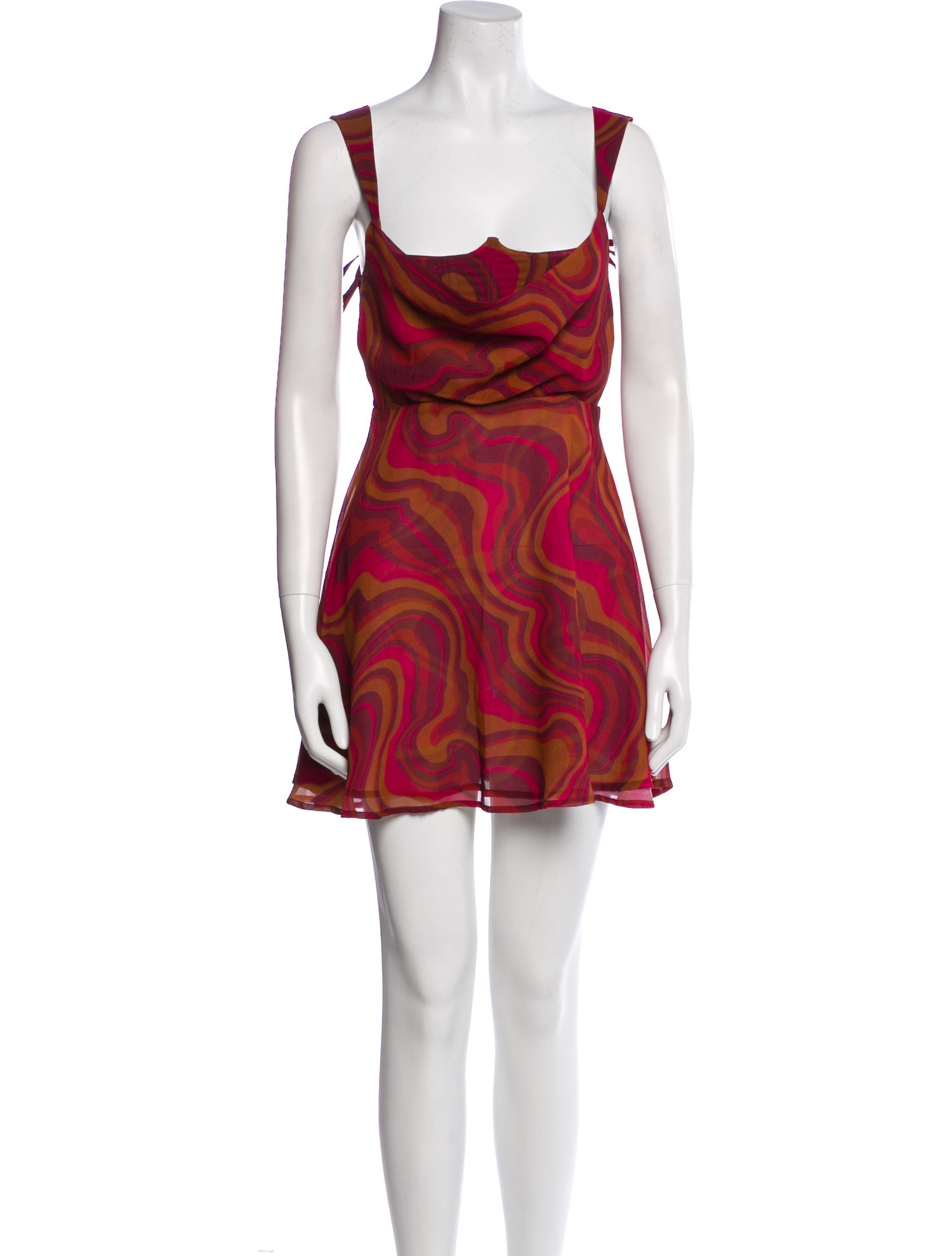 For Love & Lemons Printed Mini Dress