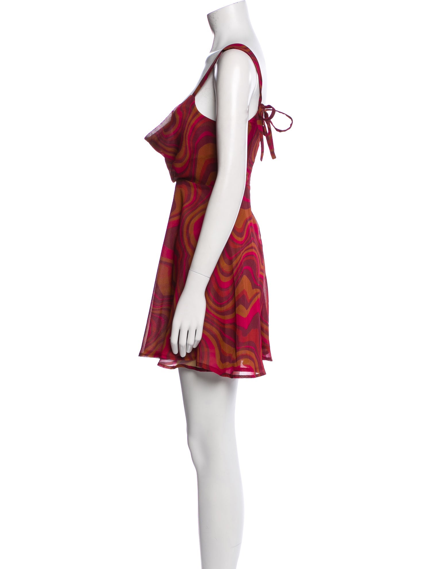 For Love & Lemons Printed Mini Dress