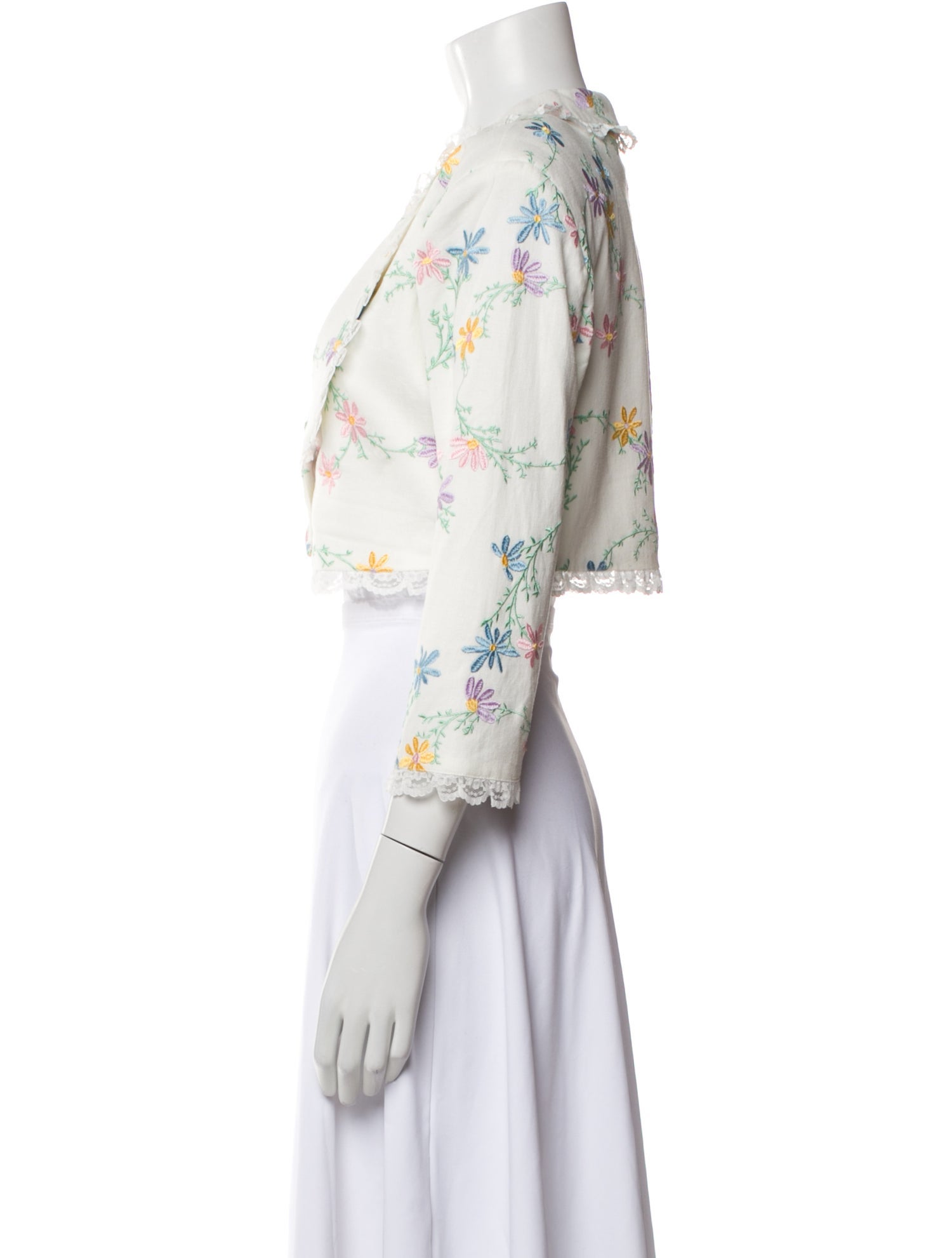 For Love & Lemons Floral Print Bolero