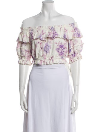 For Love & Lemons Printed Top