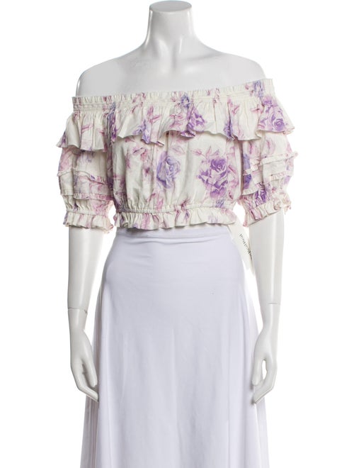 For Love & Lemons Printed Top