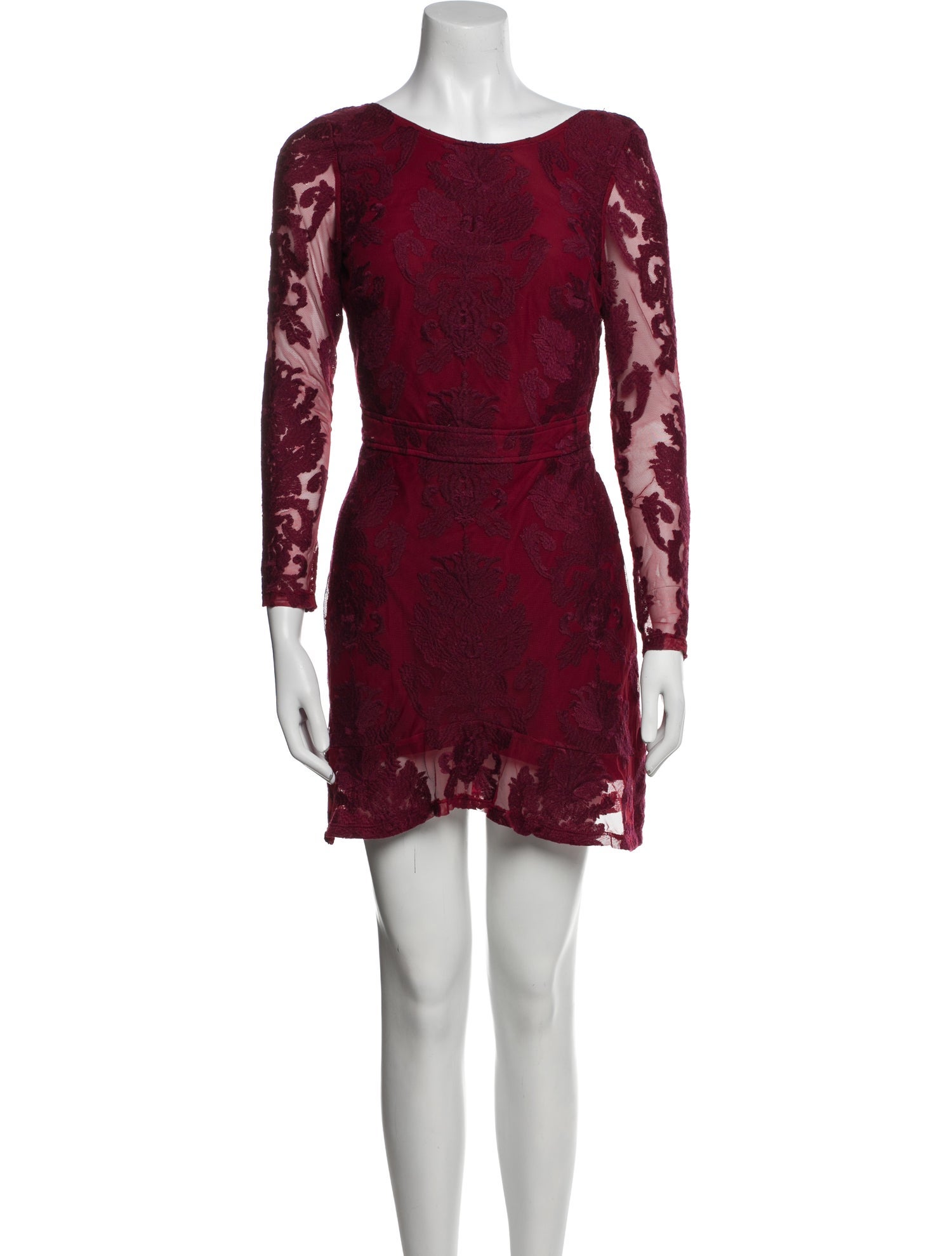 For Love & Lemons Printed Mini Dress