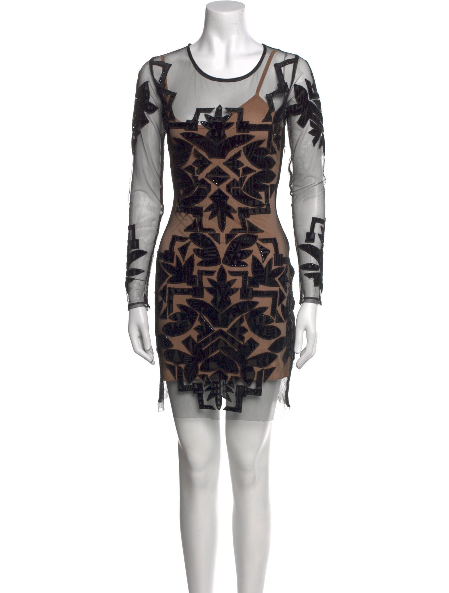For Love & Lemons Printed Mini Dress
