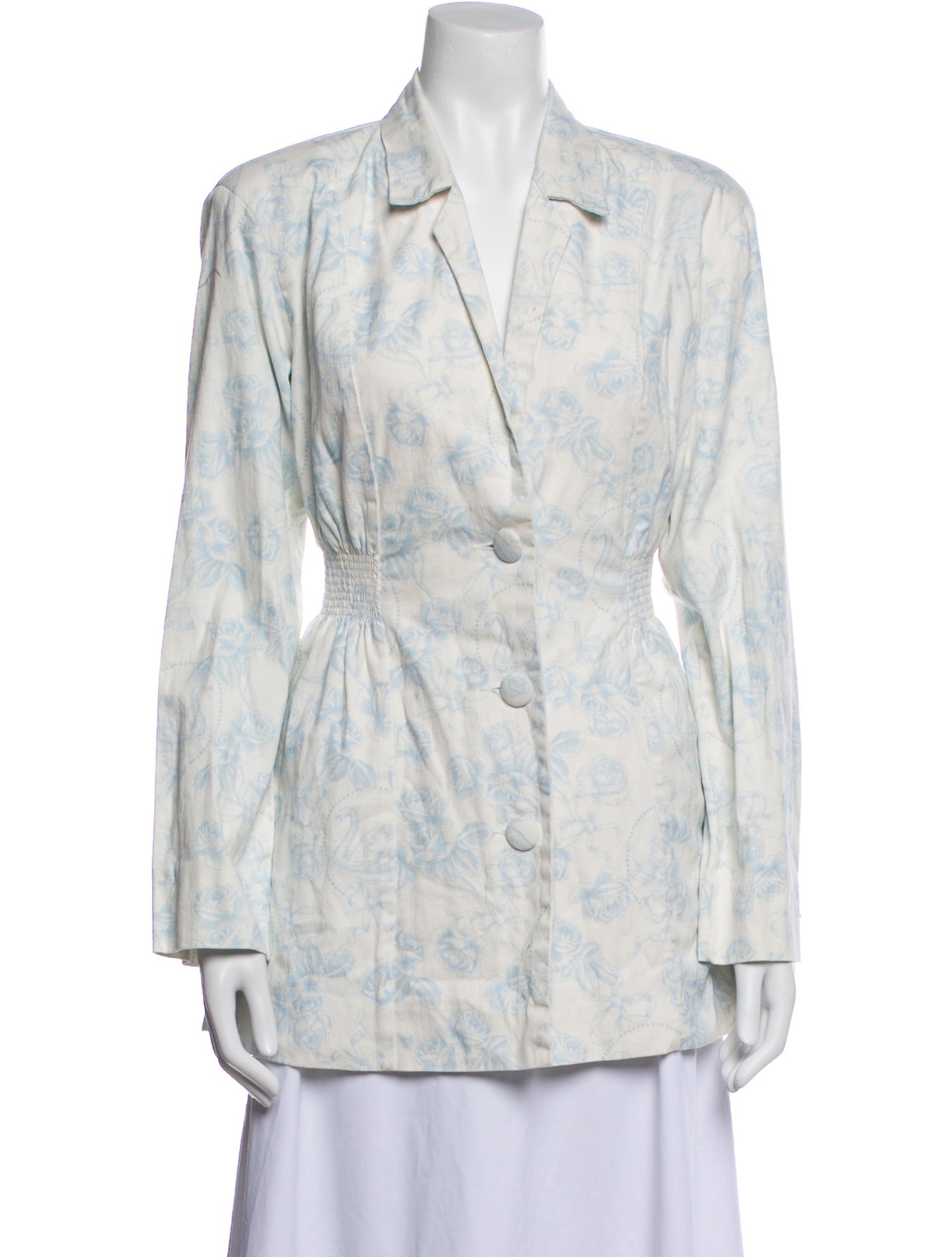 For Love & Lemons Floral Print Blazer