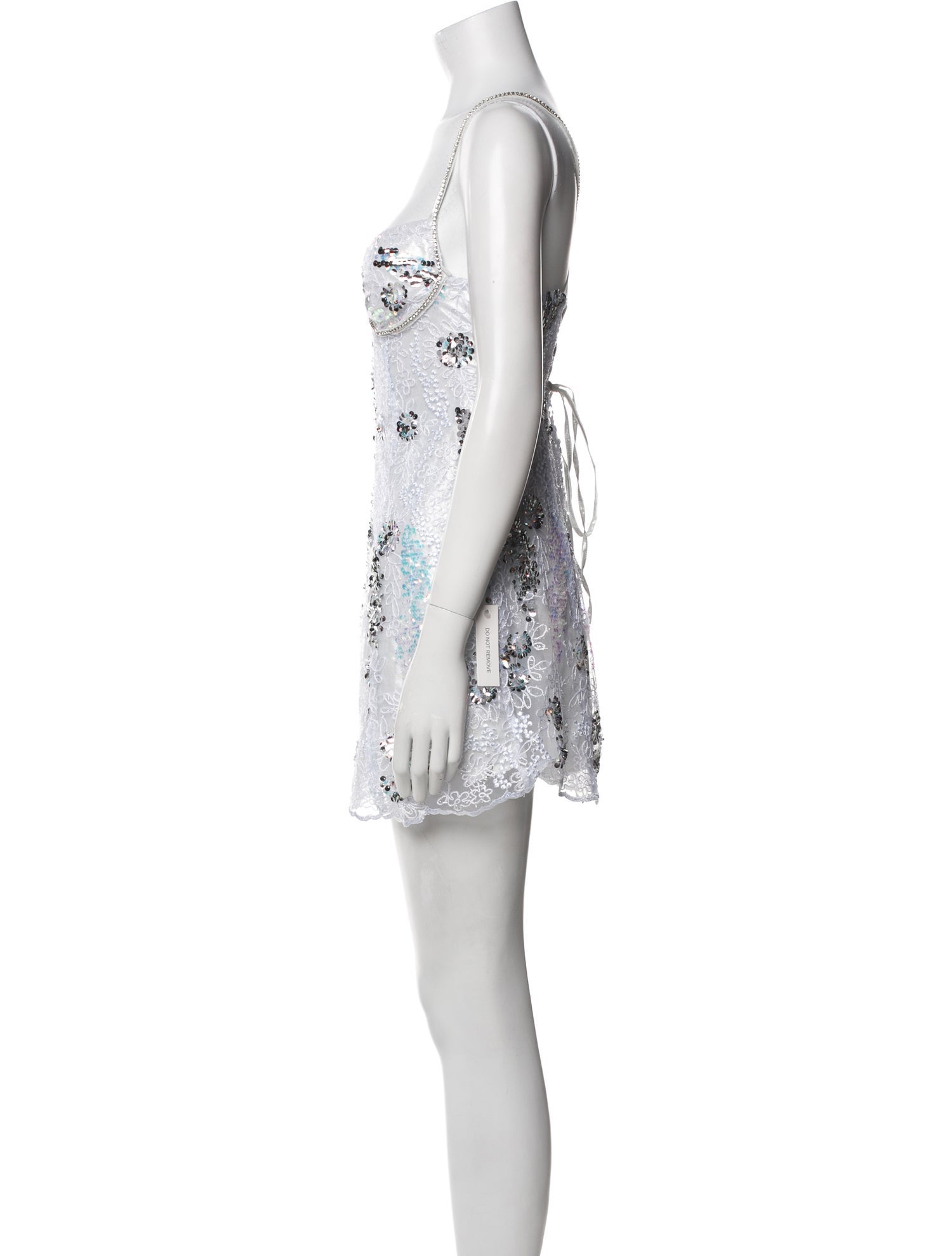 For Love & Lemons Square Neckline Mini Dress